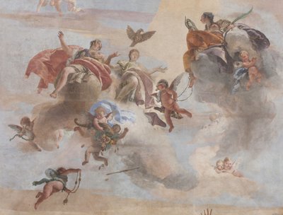 La Caída de los Demonios, Historias de Escipión, detalle, 1731 (detalle) de Giovanni Battista Tiepolo